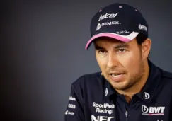 Sergio Pérez en conferencia