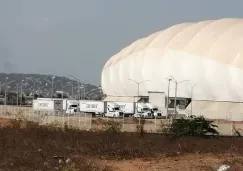Tráilers de mudanza llegaron al nuevo estadio de Mazatlán