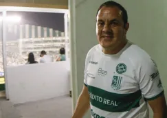 Cuauhtémoc Blanco antes de un partido de Zacatepec