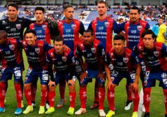 Jugadores de Atlante antes de un partido en el Ascenso MX