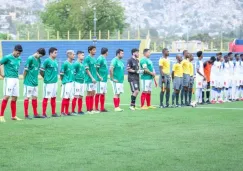 Haití jugó contra un equipo amateur de México