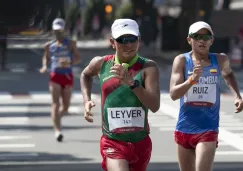 José Leyver en marcha de 50 kilómetros