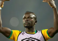 Sadio Mané durante un partido de Senegal