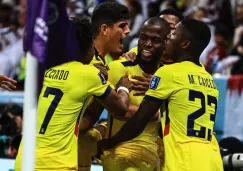 Ecuador en festejo de gol