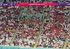 Afición de Qatar abandonó el encuentro inaugural
