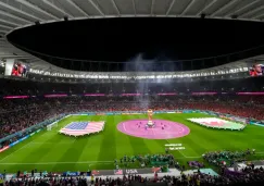 Ceremonia del Estados Unidos vs Gales