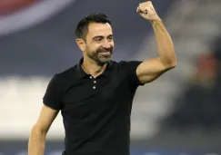 Xavi Hernández durante un duelo del Al-Sadd 