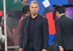 Hansi Flick en la derrota de Alemania