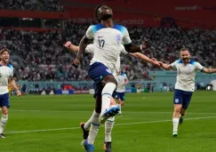 Inglaterra en festejo de gol