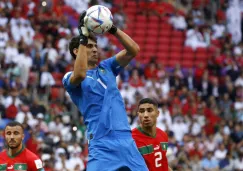 Yassine Bounou no salió a la cancha contra Bélgica