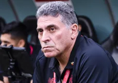 Luis Fernando Suárez, feliz por vencer a Japón