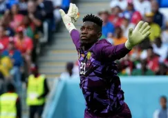 Onana con la selección de Camerún