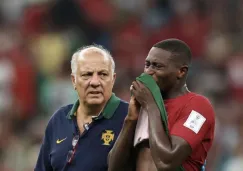 Nuno Mendes salió entre lagrimas del encuentro ante Uruguay