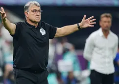 Gerardo 'Tata' Martino en acción como timonel del Tri