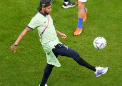 Neymar antes del partido del grupo G entre Camerún y Brasil