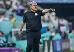 Tata Martino, en un juego de Qatar 2022