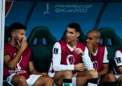 Cristiano Ronaldo desde la banca de los lusos
