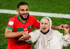 Marruecos: Sofiane Boufal celebró con su madre clasificación a Semifinales de Qatar 2022
