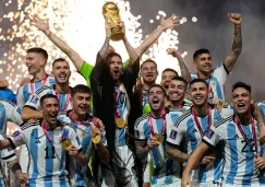 Argentina tras ganar la Copa del Mundo