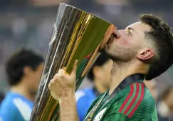 Santi Giménez festeja el título de Copa Oro y pide la continuidad de Jimmy Lozano