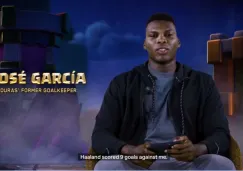 José García, arquero que recibió los nueve goles de Haaland