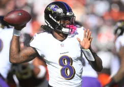 Lamar Jackson ausente en practicas de Ravens, registra lesión en espalda y rodilla 
