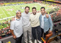 Lionel Messi asiste al Super Bowl LIX con Luis Suárez, Sergio Busquets y Jordi Alba