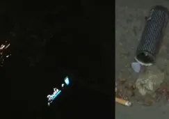 ¡Hostil recibimiento! Afición de Borussia Dortmund lanza petardos al hotel del Barcelona