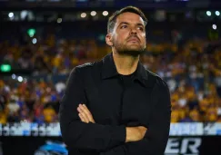 Nicolás Larcamón, en su último encuentro con Necaxa