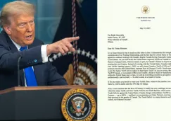 El mandatario estadounidense no mencionó a qué productos marcaría con un alza.