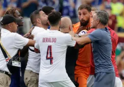 El entrenador del PSG comentó sobre lo ocurrido al final del encuentro