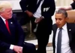 Tunden a Trump en redes por compartir video falso del arresto de Obama