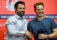 Guillermo Abascal en su presentación en San Luis