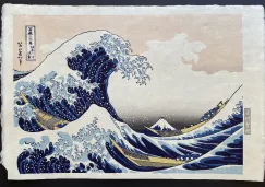 El cuadro está dentro de la exposición 'Japón: del mito al manga'.