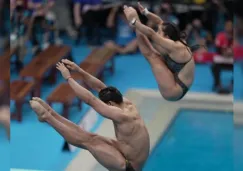 Osmar Olvera quedó cuarto en la prueba de sincronizados mixtos en Singapur