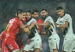 Tormenta en CU durante el Pumas vs Necaxa desata polémica: "se tuvo que suspender"
