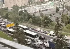 Familiares de Orlando bloquean Prolongación Reforma y México-Toluca exigen justicia tras 10 meses del accidente