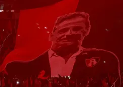 Atlas recibe a Diego Cocca con enorme tifo en el Estadio Jalisco: 'Soy rojinegro'
