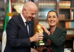 Claudia Sheinbaum recibe a Infantino en preparación para el Mundial 2026 en México