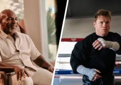 Mike Tyson y Canelo Álvarez 