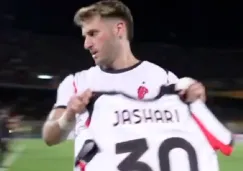 Gol anulado de Santiago Giménez