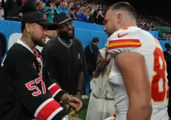 Neymar sorprende en la NFL en Brasil y se encuentra con Travis Kelce en Sao Paulo 