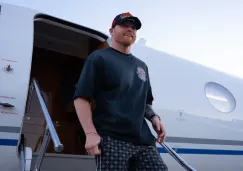 Canelo Álvarez llega a Las Vegas para su pelea contra Terence Crawford