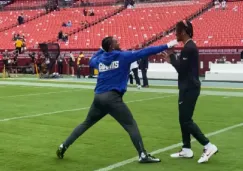 Pelea en juego de NFL