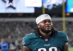 ¿Se pierde el partido ante los Chiefs? Jalen Carter recibe castigo por escupirle a Dak Prescott