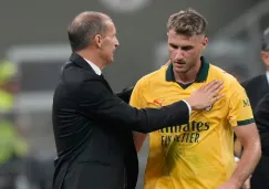 Santiago Giménez se lleva los elogios de Allegri tras triunfo ante Bologna