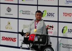 José Arnulfo Castorena tras conquistar medalla de oro