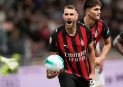 Santiago Giménez marcó gol ante el Lecce en la Coppa