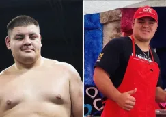 Ubaldo en un día de trabajo en su taquería