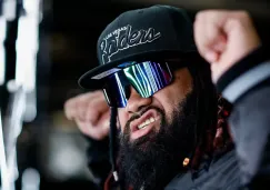 Jacob Fatu 'se olvida' de WWE y asiste al Raiders vs Bears de NFL